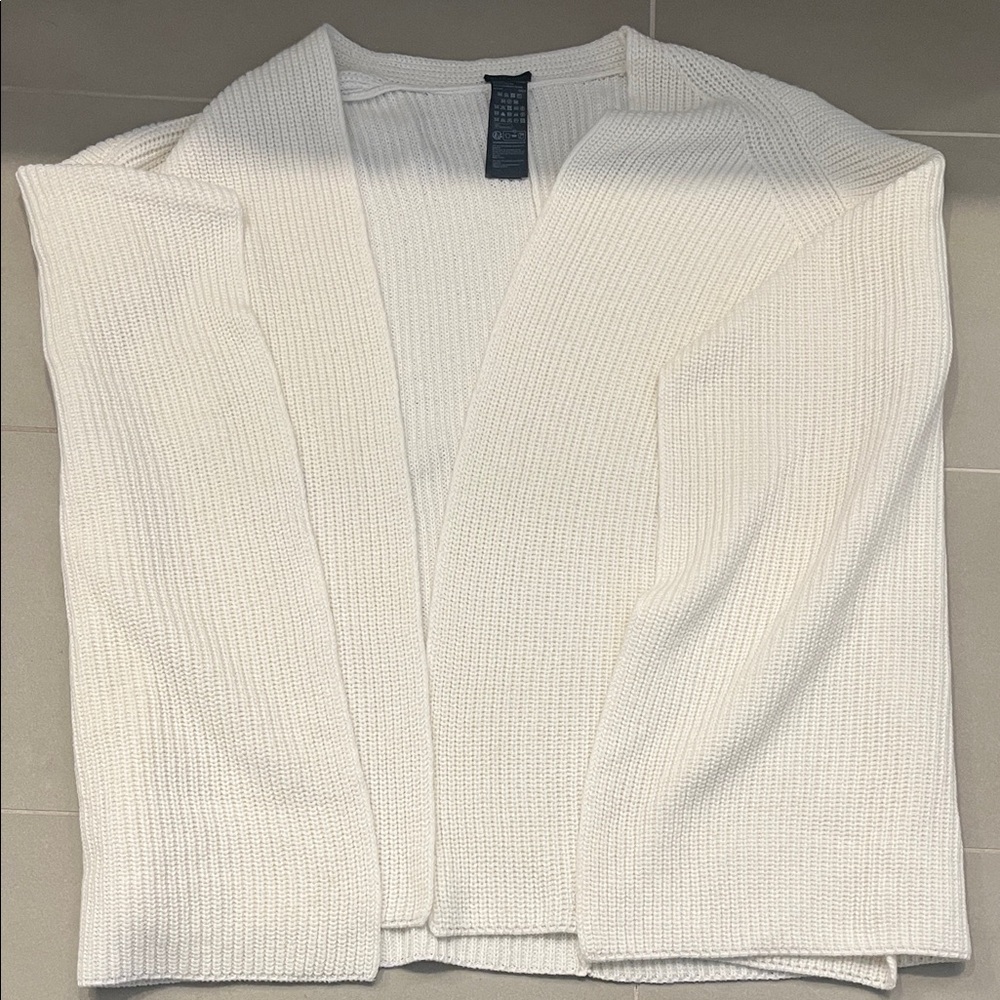 All Saints Cream Knit Shawl